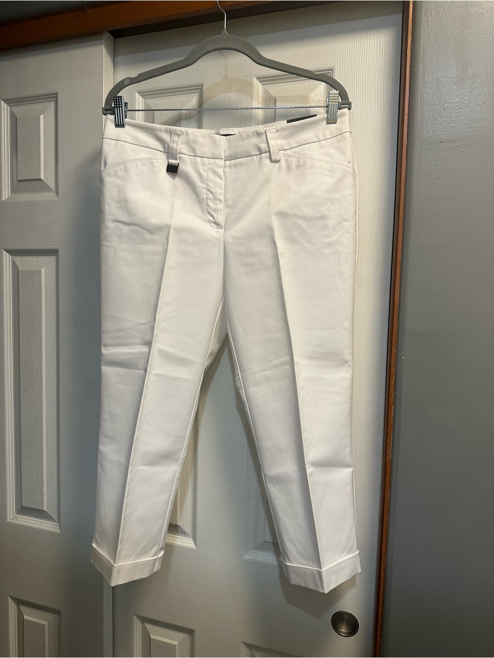 Zac & Rachel White Cropped Ankle Jeans